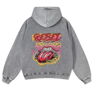 Mens Vintage The Rolling Stones Rock Band Hoodies