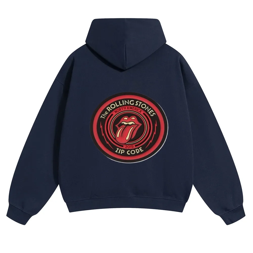 Mens Vintage The Rolling Stones Rock Band Hoodies