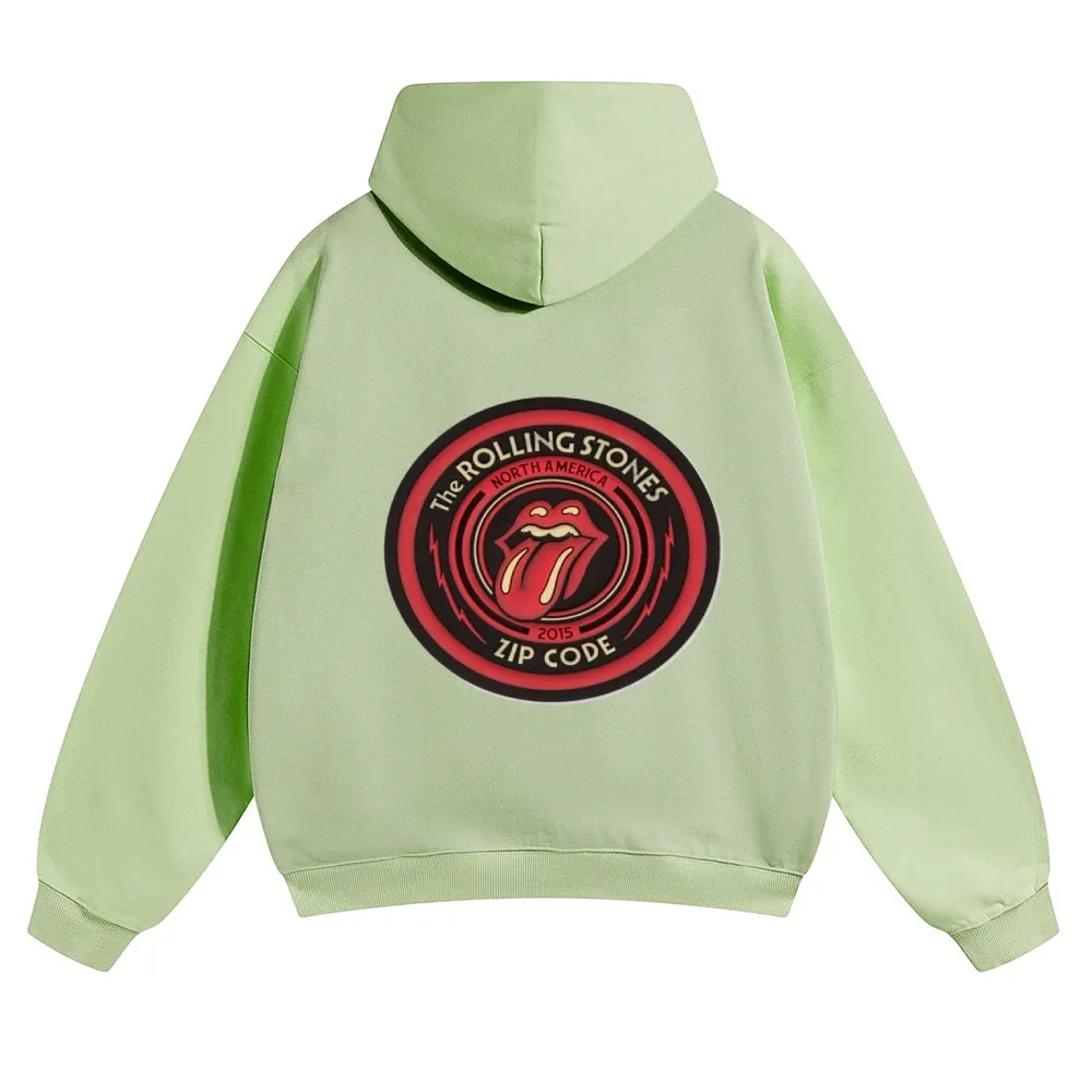 Mens Vintage The Rolling Stones Rock Band Hoodies