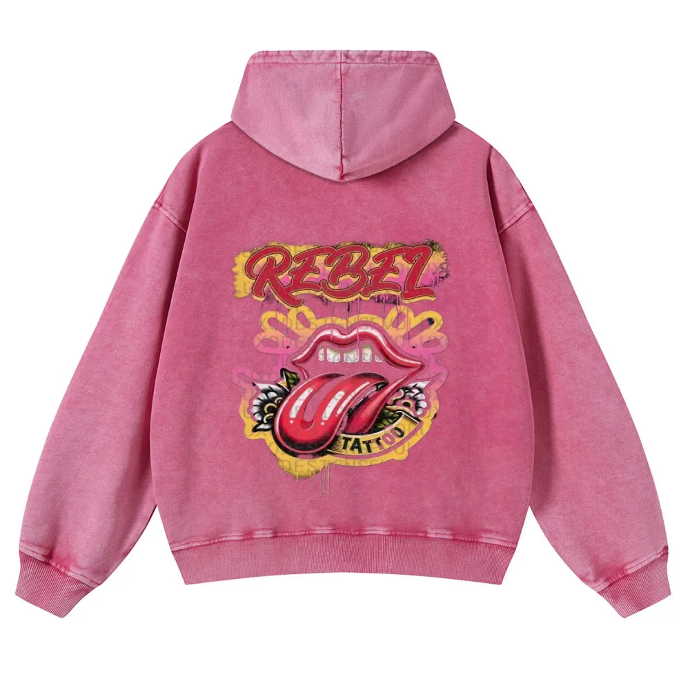 Mens Vintage The Rolling Stones Rock Band Hoodies