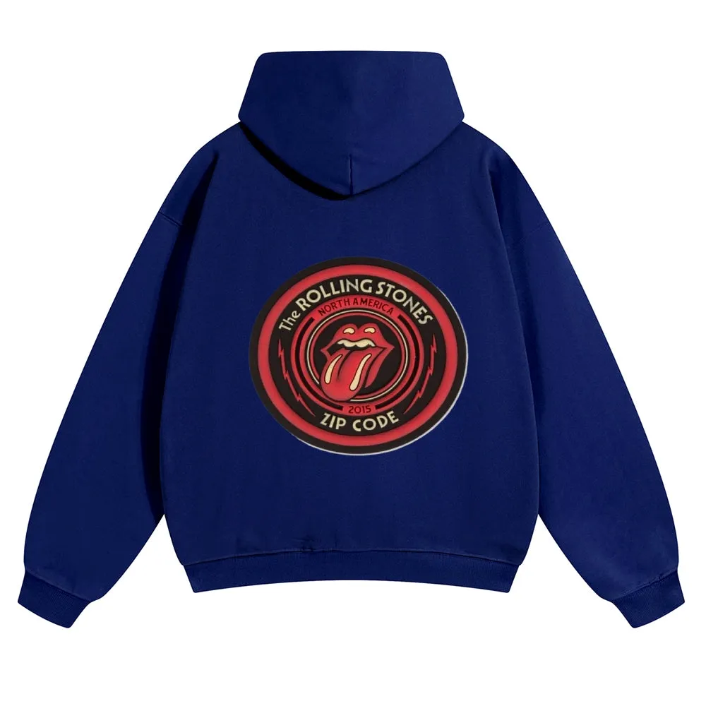 Mens Vintage The Rolling Stones Rock Band Hoodies