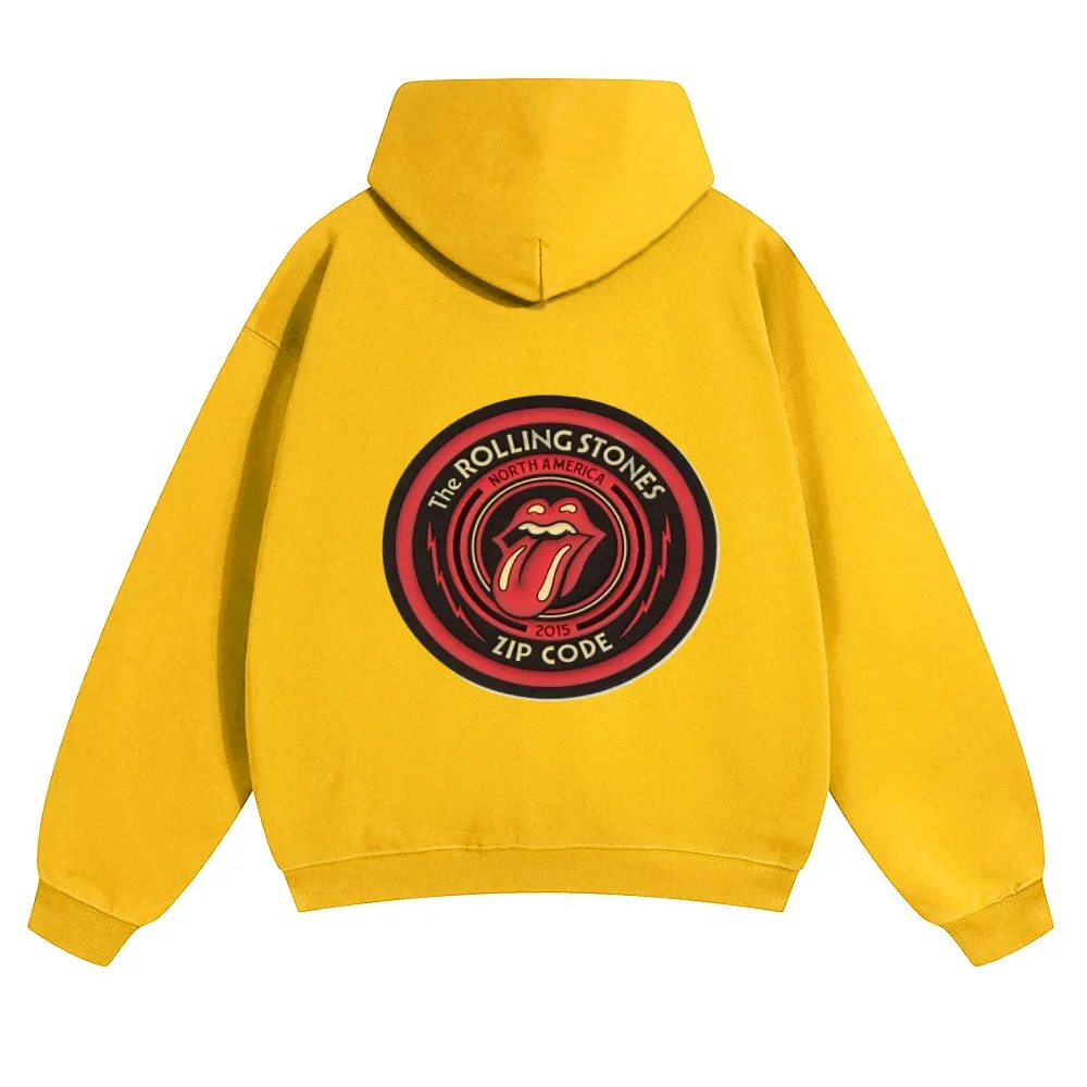 Mens Vintage The Rolling Stones Rock Band Hoodies