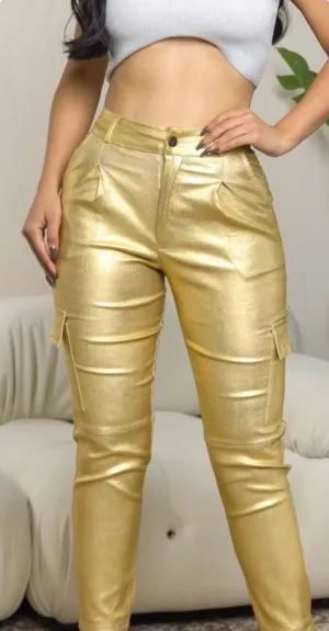 Metallic Jeans