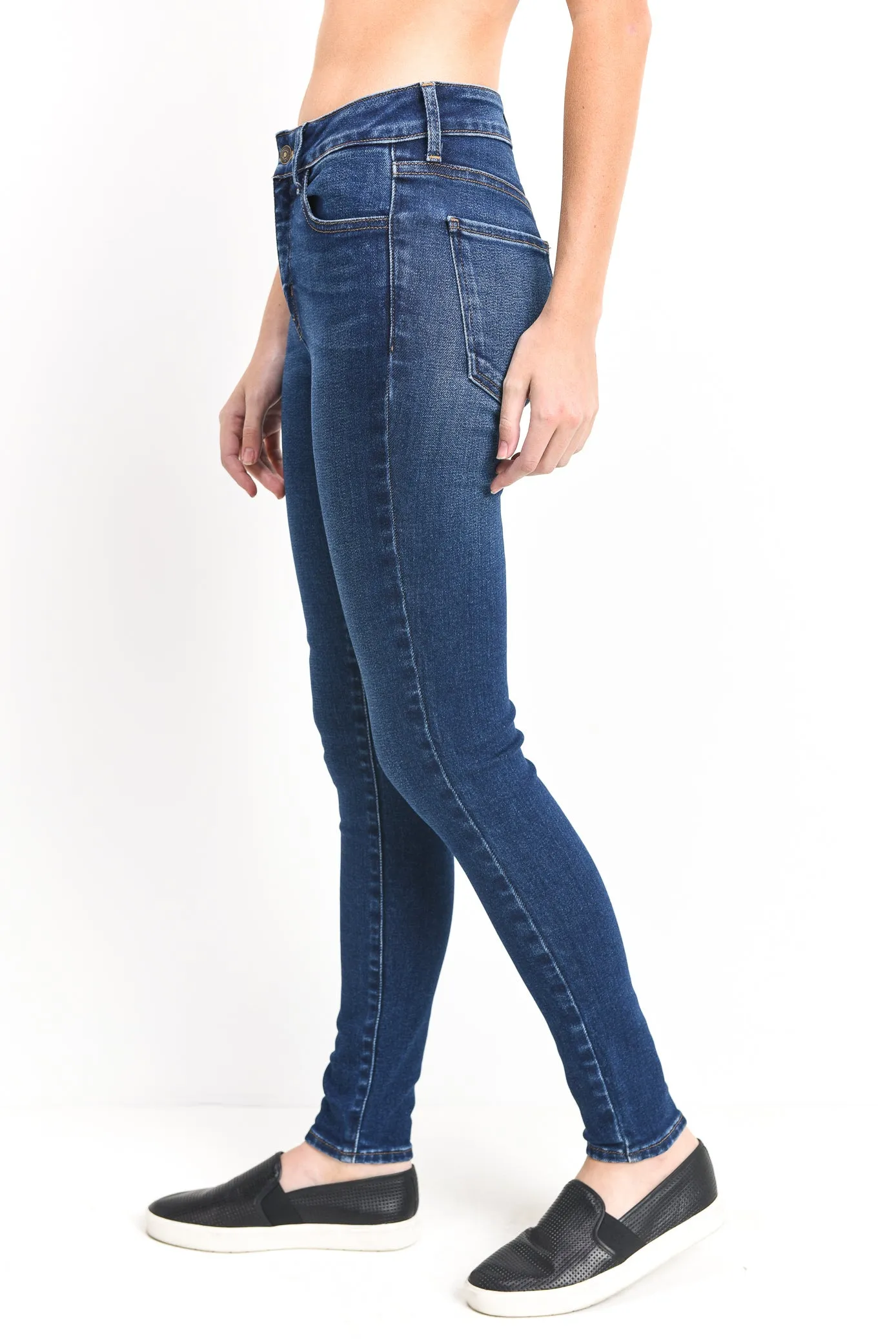 Mid Rise Stretch Skinny Jean