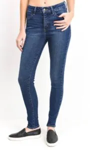 Mid Rise Stretch Skinny Jean