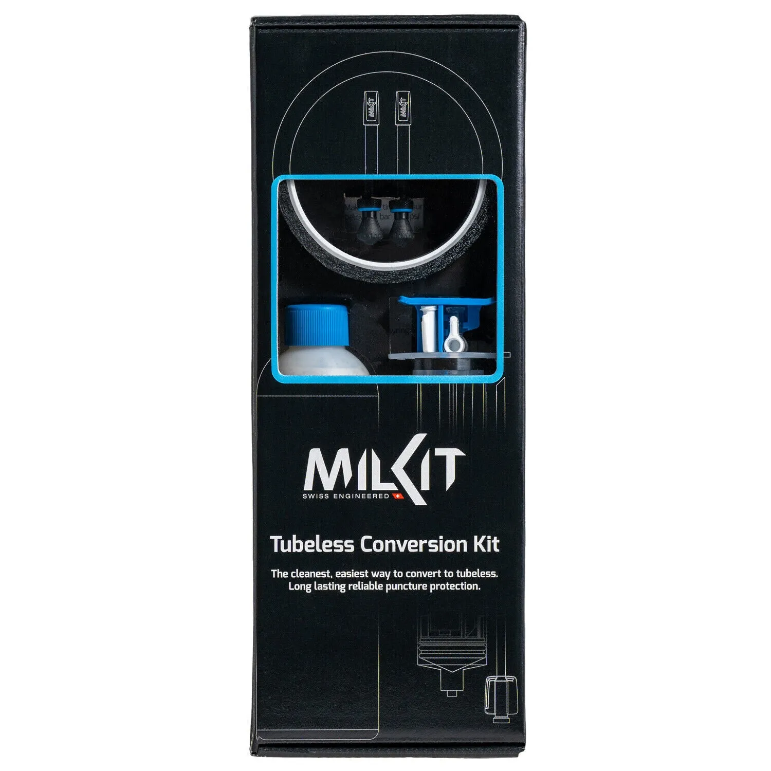 milKit Tubeless Conversion Kit - 45mm Valves
