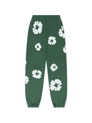 Multicolored 2000s floral print sweatpants