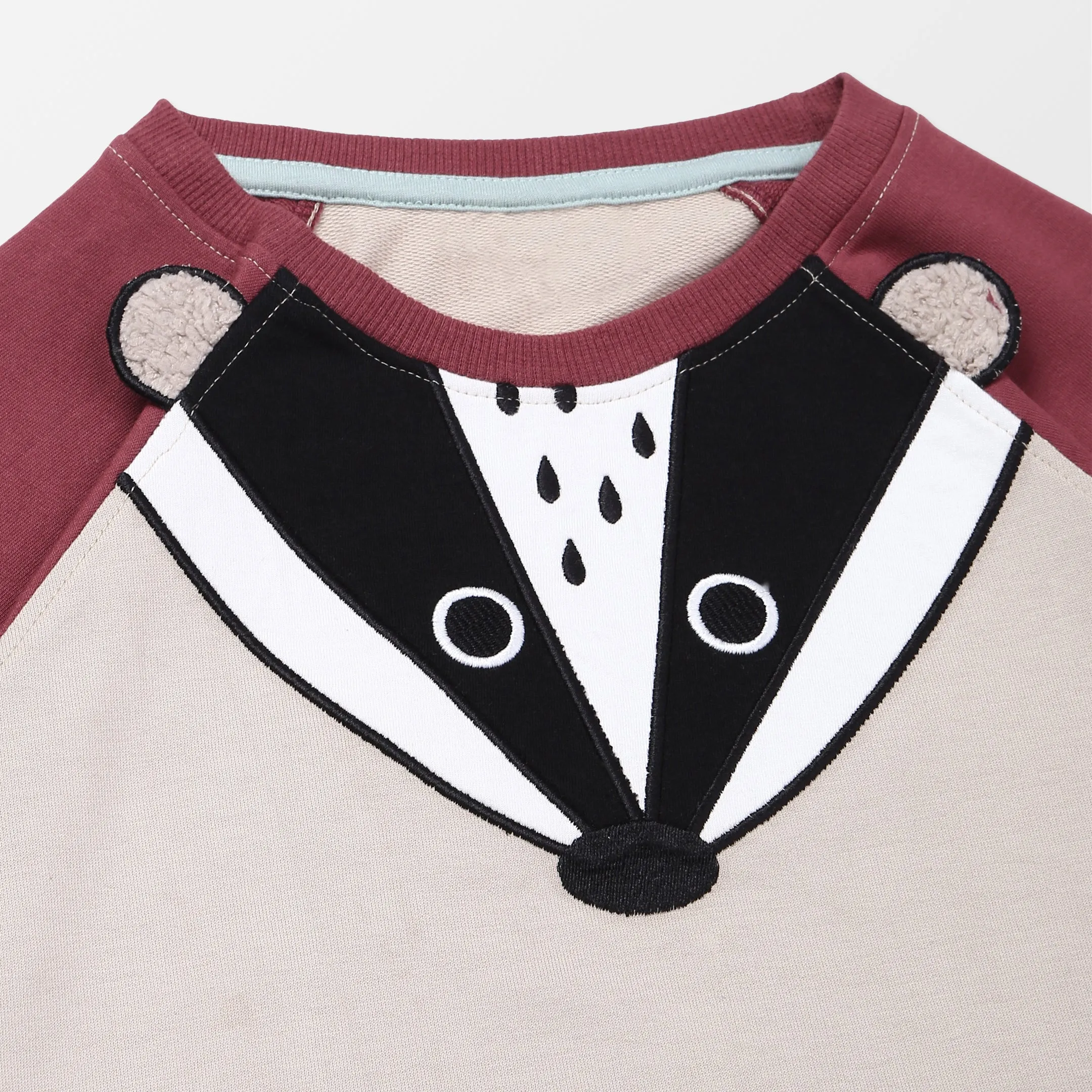 Multicoloured Badger Applique Sweatshirt
