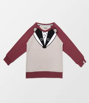 Multicoloured Badger Applique Sweatshirt