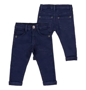 Navy Stretch Jean w/Cuff
