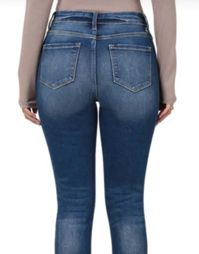 NEW Mainstreet Button Fly Denim Jeans With Stretch, Sz M, Retails $64