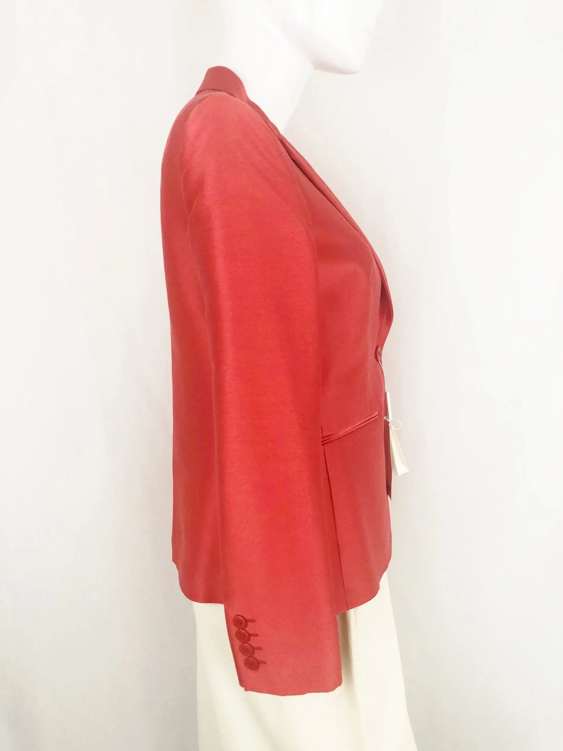 NEW Max Mara Cotton/Silk Blazer Size 40 Fr (6 Us)