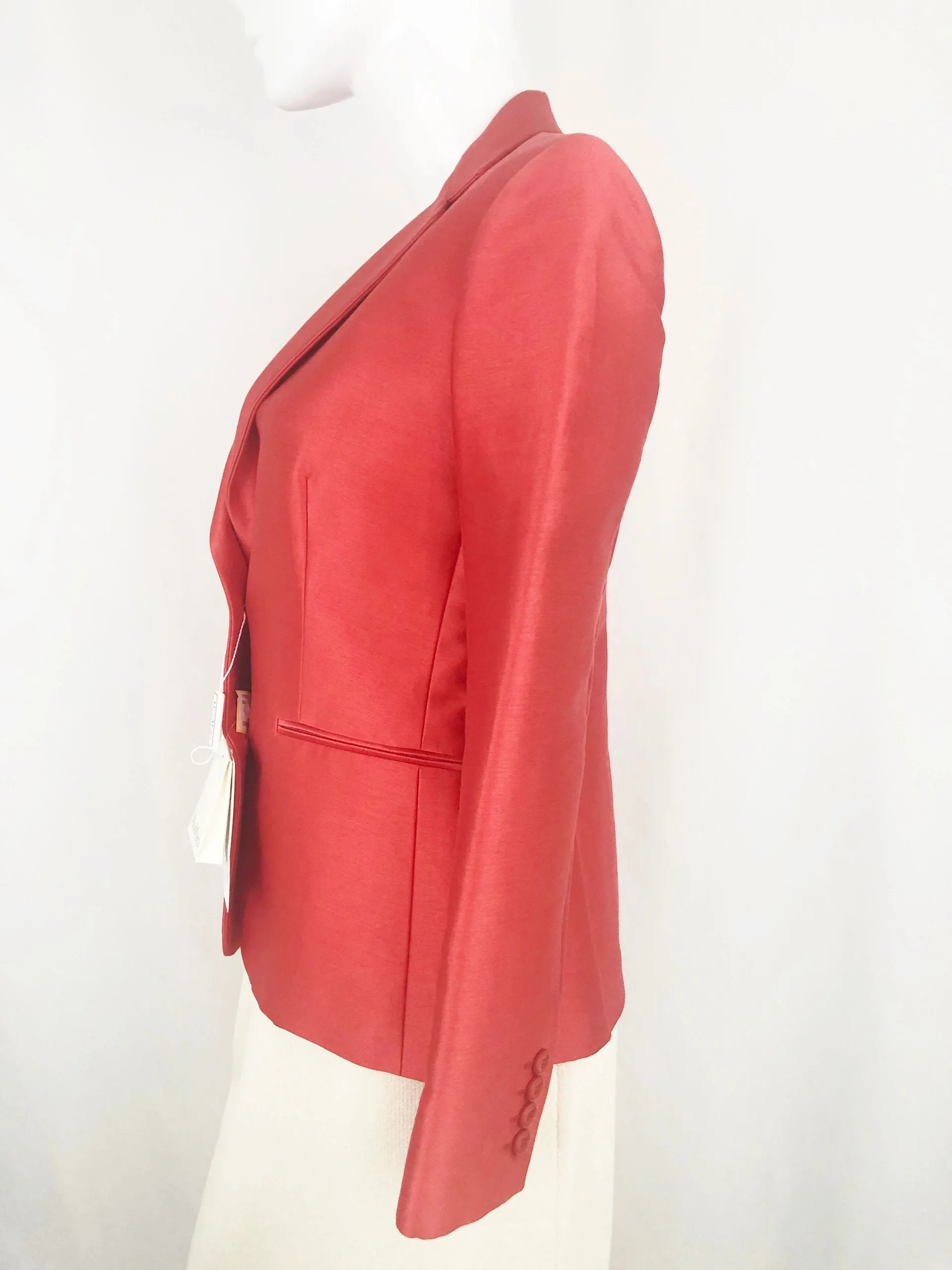NEW Max Mara Cotton/Silk Blazer Size 40 Fr (6 Us)