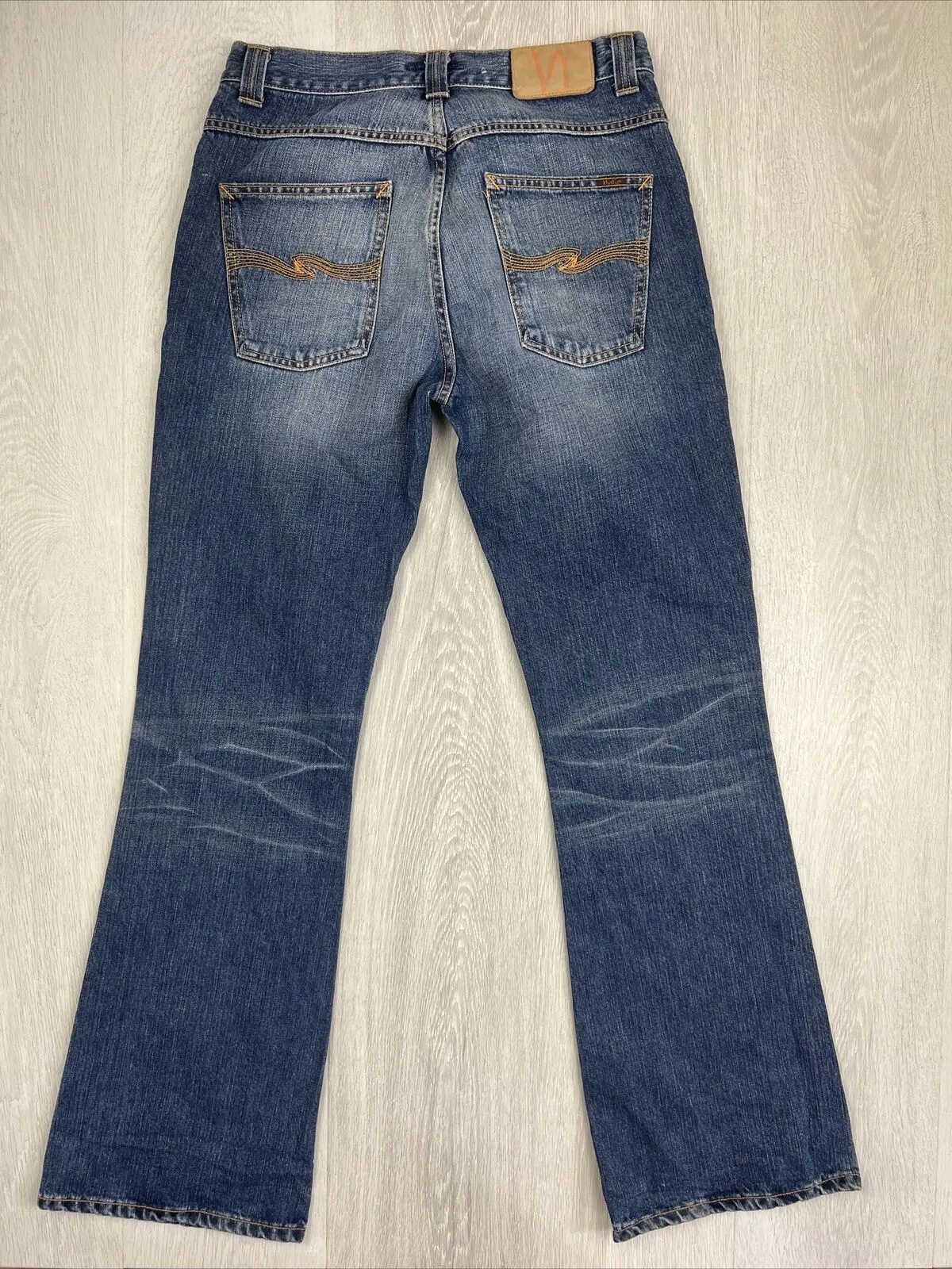 Nudie Jeans Low Flare Glenn Womens Jeans Size 32 x 32