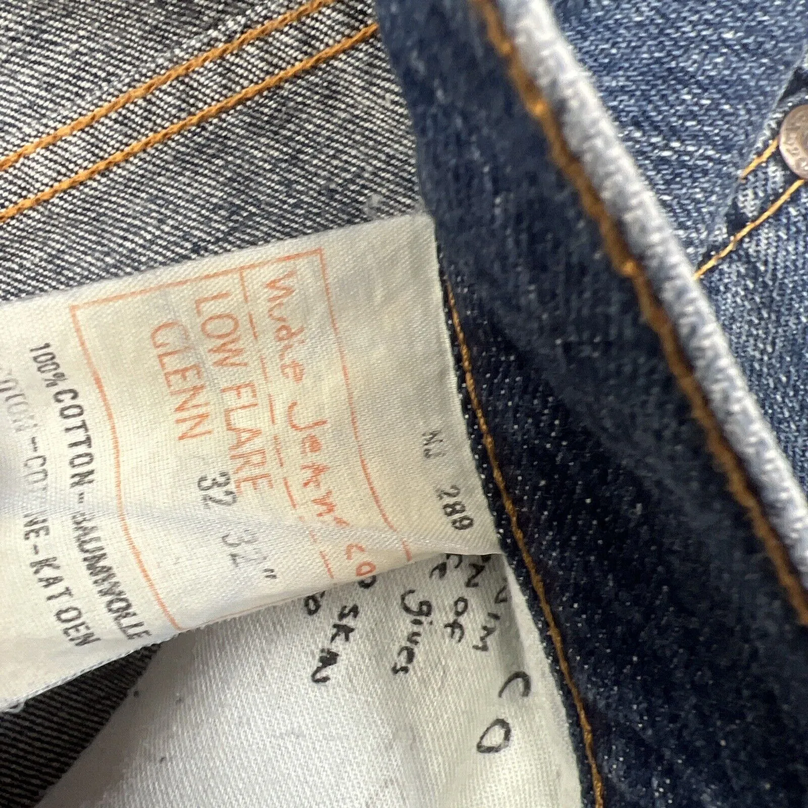 Nudie Jeans Low Flare Glenn Womens Jeans Size 32 x 32