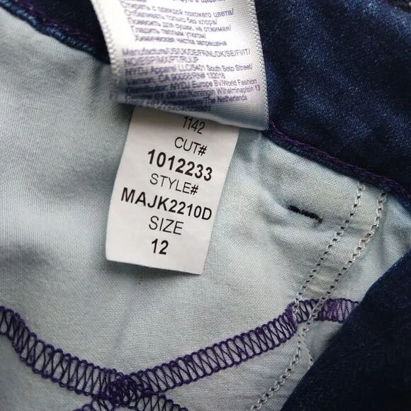 NYDJ Ami Super Skinny Jeans in Hollywood Wash Size 12 Slimming Stretch Nip Tuck