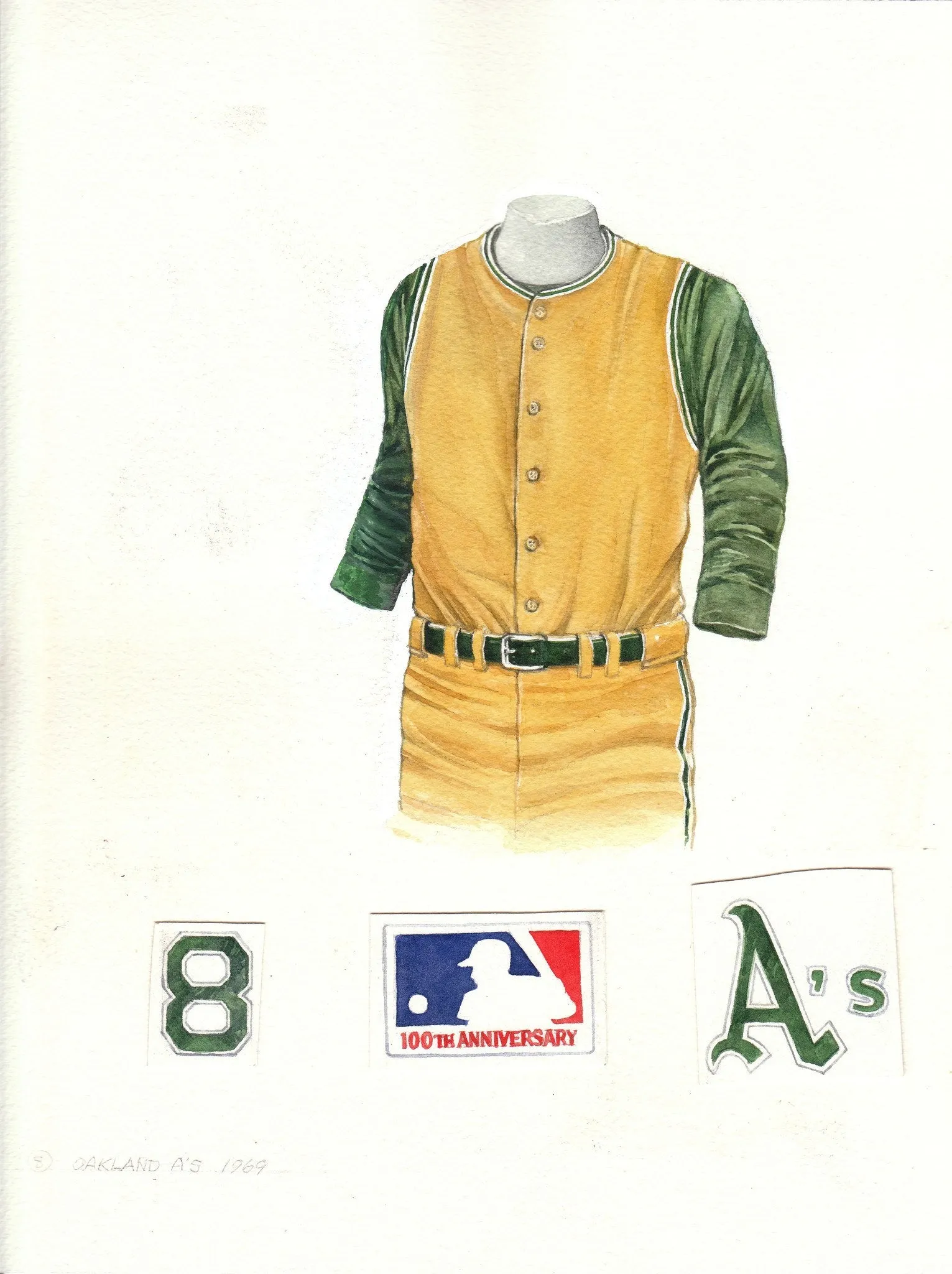 Oakland Athletics 1969 - Poster 1
