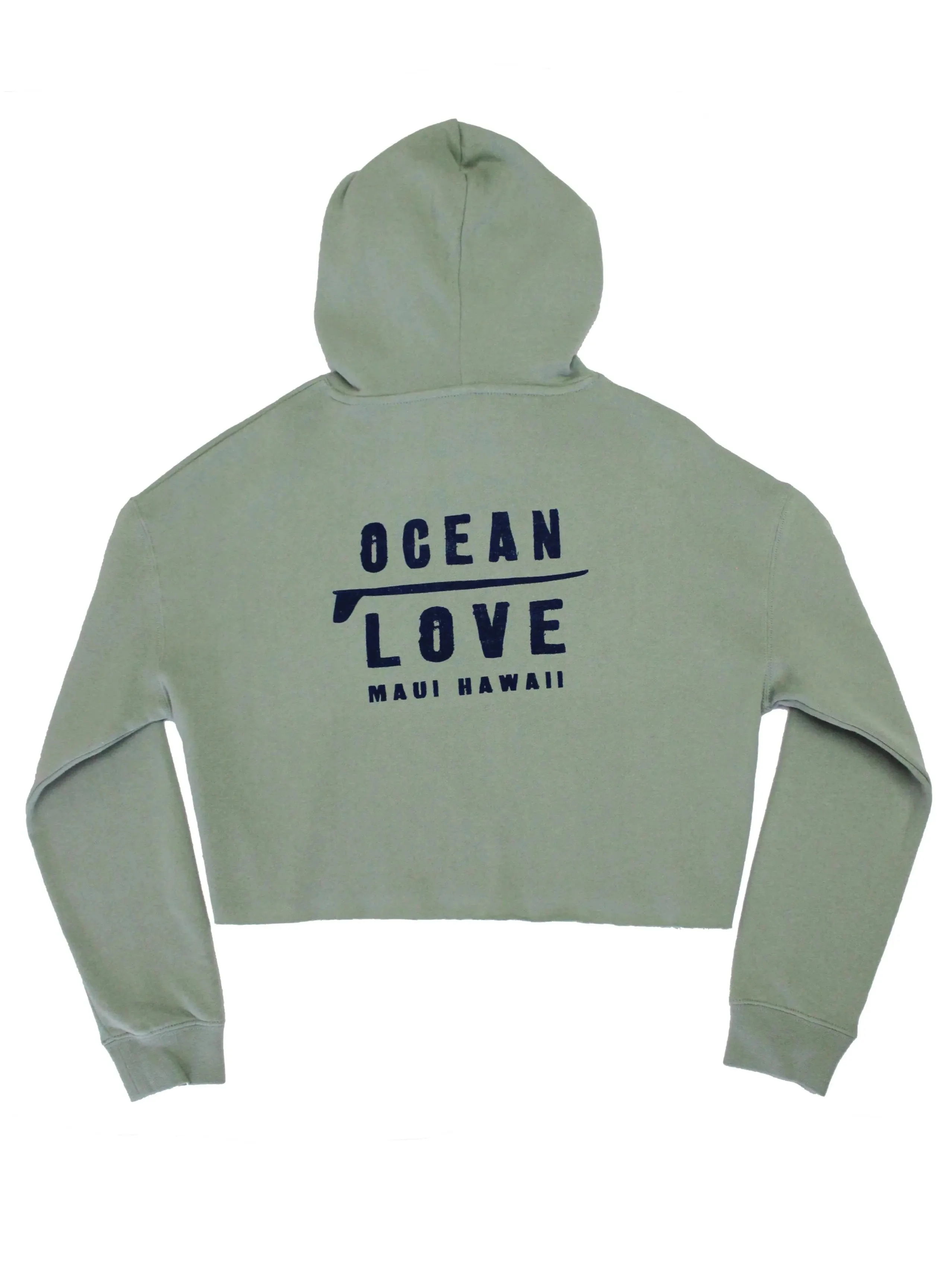 Ocean Love Cropped Hoodie