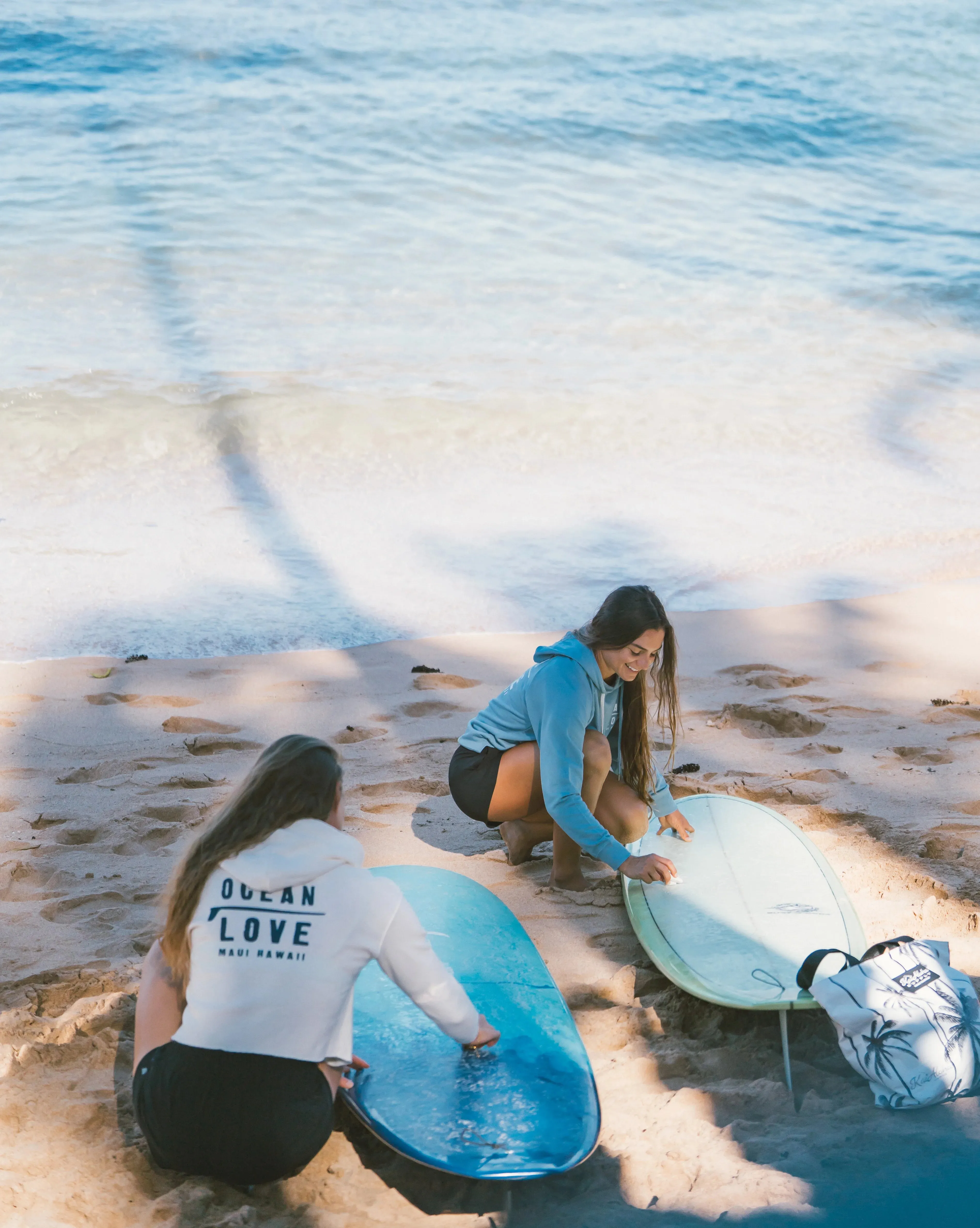 Ocean Love Cropped Hoodie
