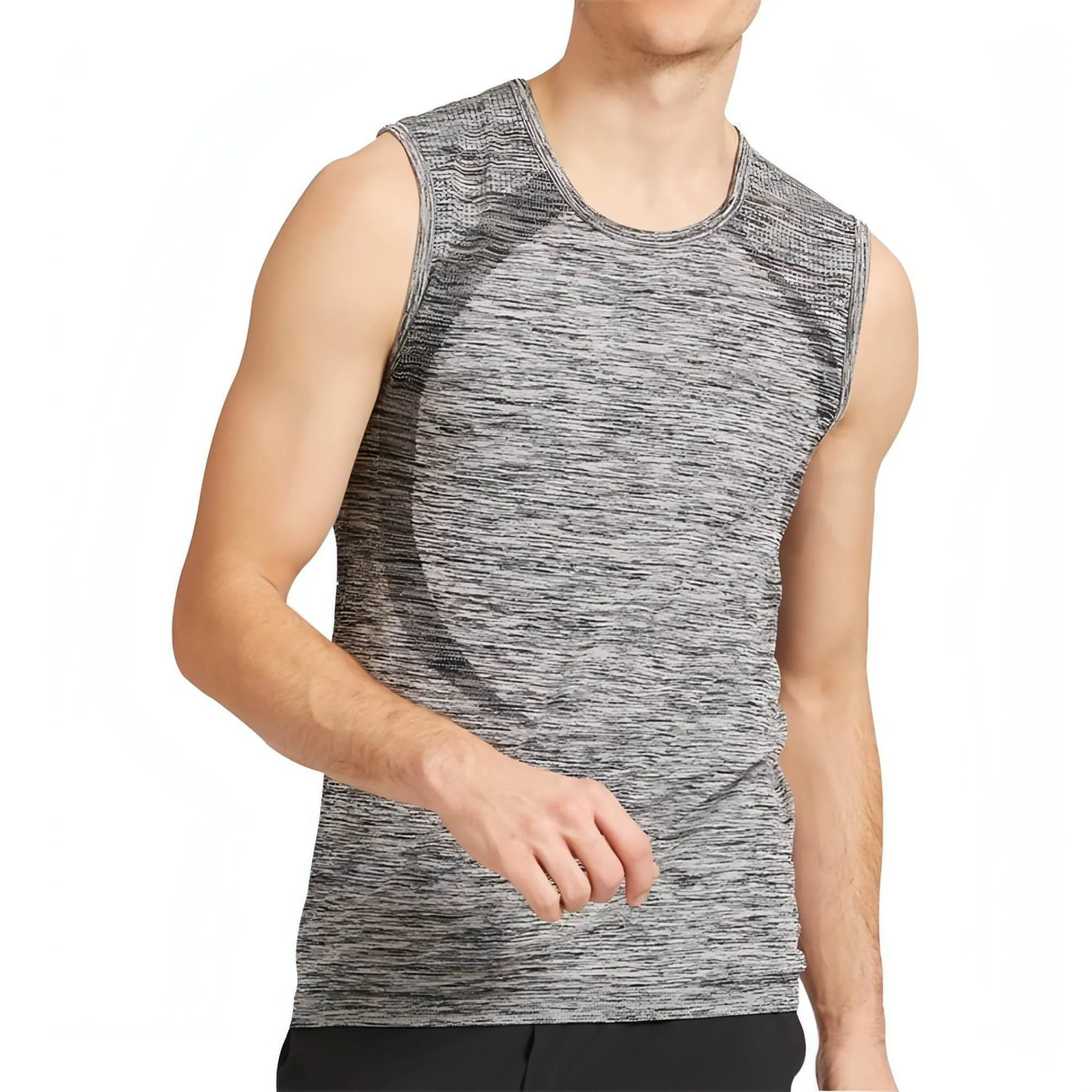 Ohmme Chandra Mens Yoga Vest - Grey