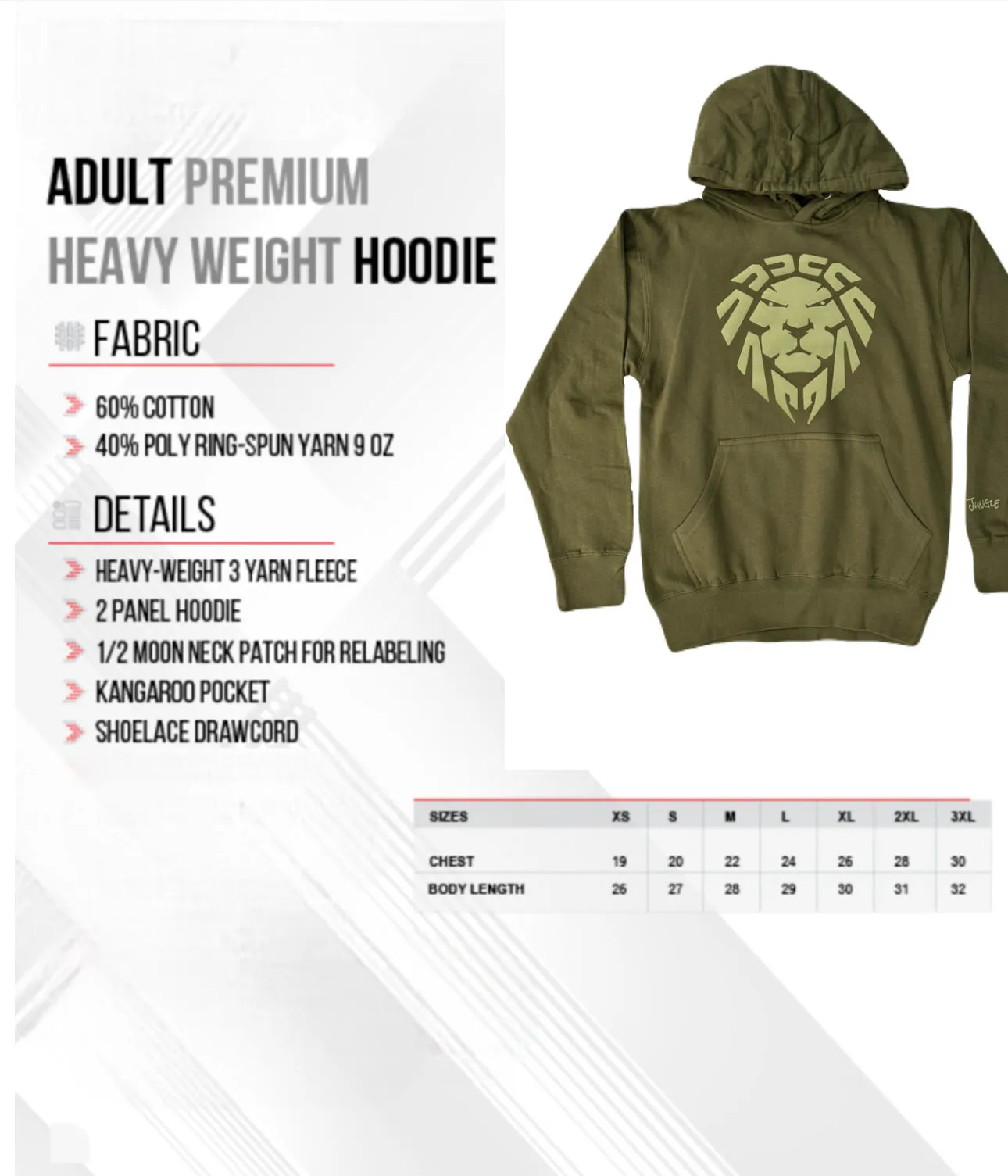 OLIVE GREEN/OLIVE SUEDE HOODIE