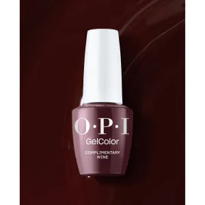 OPI GelColor Gel Nail Polish - Complimentary Wine (Creme) with OPI Intelli-Gel Technology™ / 0.5 oz.