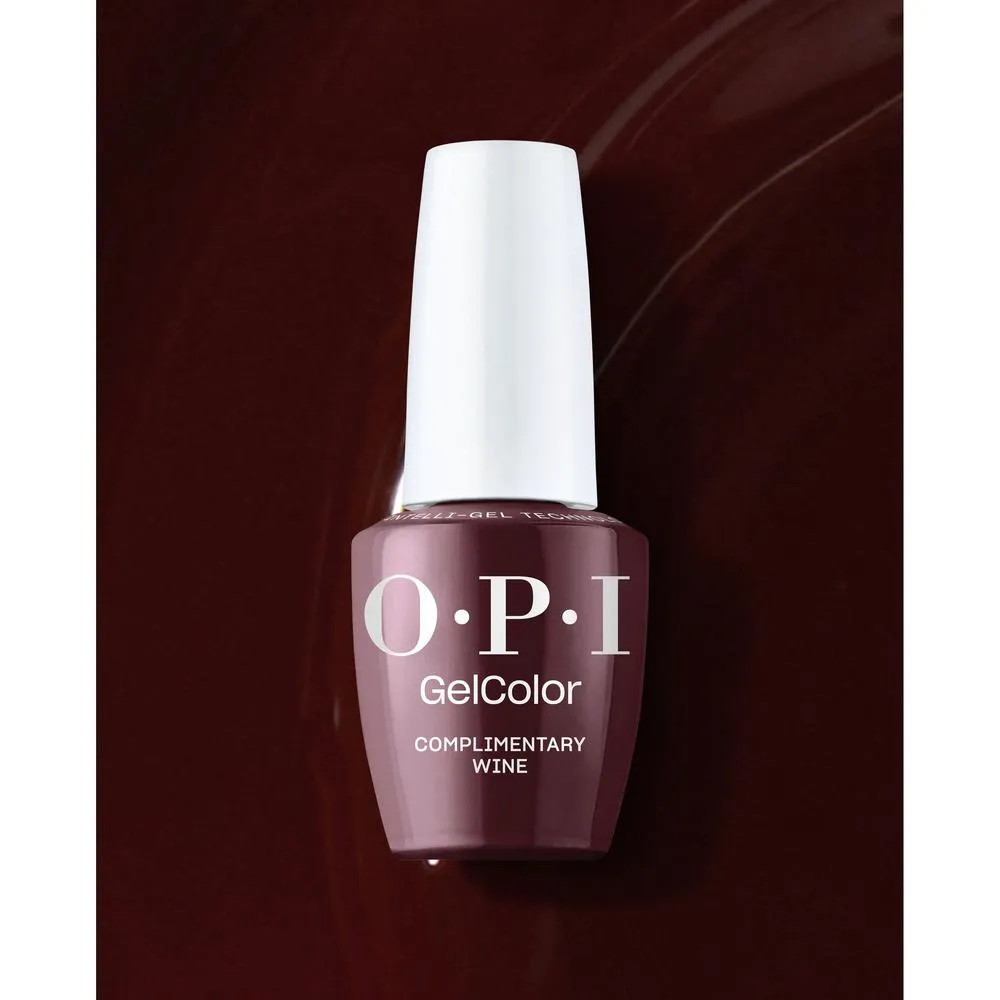 OPI GelColor Gel Nail Polish - Complimentary Wine (Creme) with OPI Intelli-Gel Technology™ / 0.5 oz.