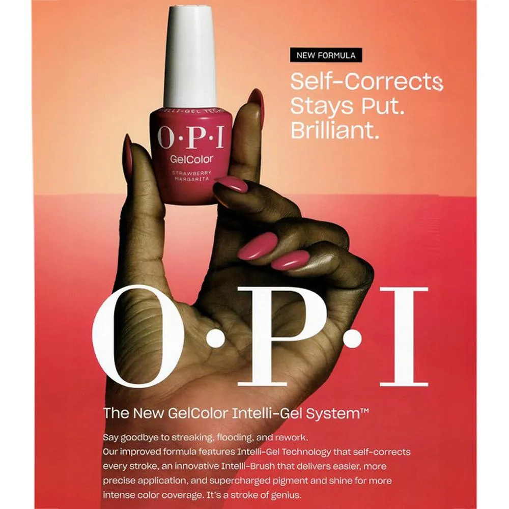 OPI GelColor Gel Nail Polish - Let's Be Friends! (Creme) with OPI Intelli-Gel Technology™ / 0.5 oz.