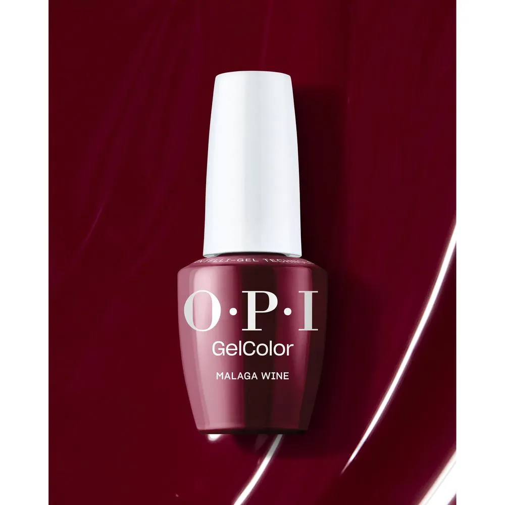 OPI GelColor Gel Nail Polish - Malaga Wine (Creme) with OPI Intelli-Gel Technology™ / 0.5 oz.