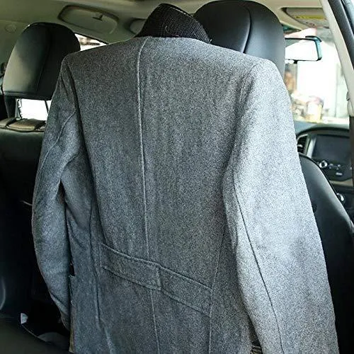 OPL Mart Suit Hanger Stainless Steel Car Hangers for Clothes Coat Suit Scalable Convenient Headrest Chair Seat