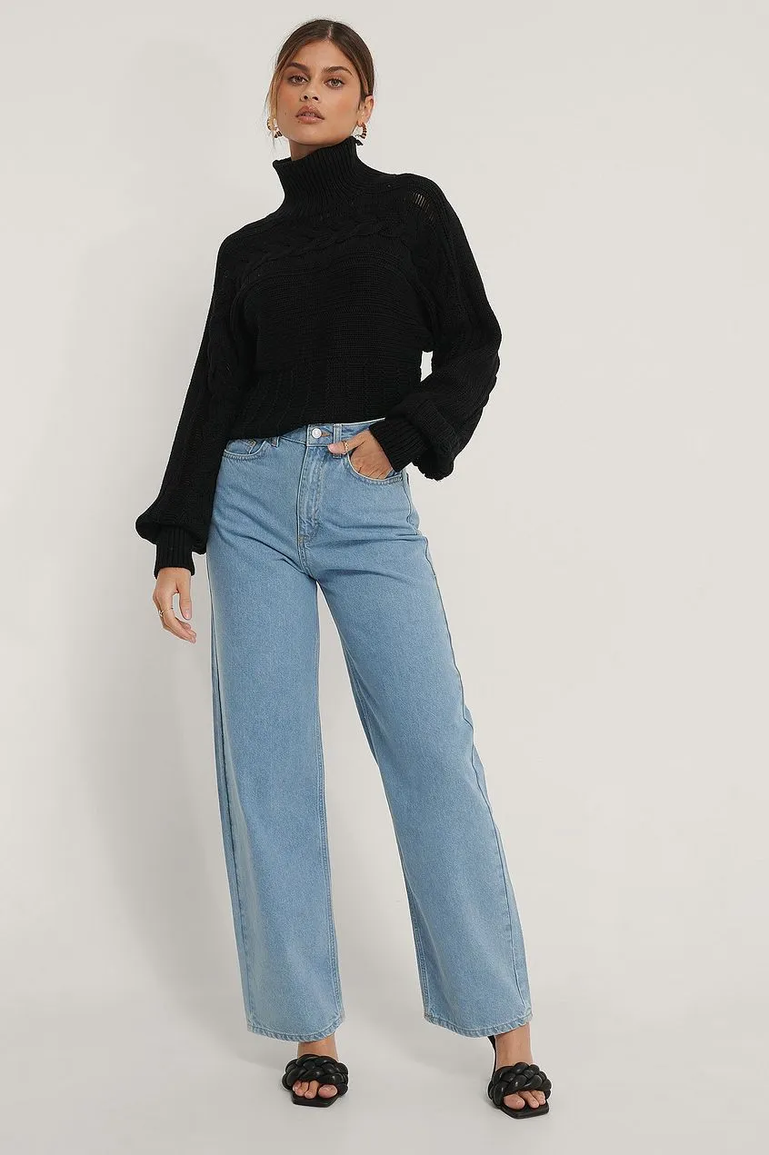 Organic Extra Wide Leg Denim For Womens