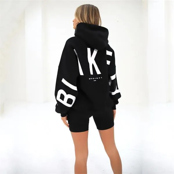 Oversized Ladies' Hoodie - Comfortable Cotton Sweatshirt for Women in Various Colours