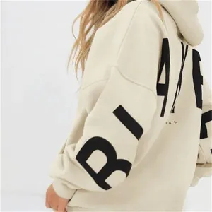 Oversized Ladies' Hoodie - Comfortable Cotton Sweatshirt for Women in Various Colours