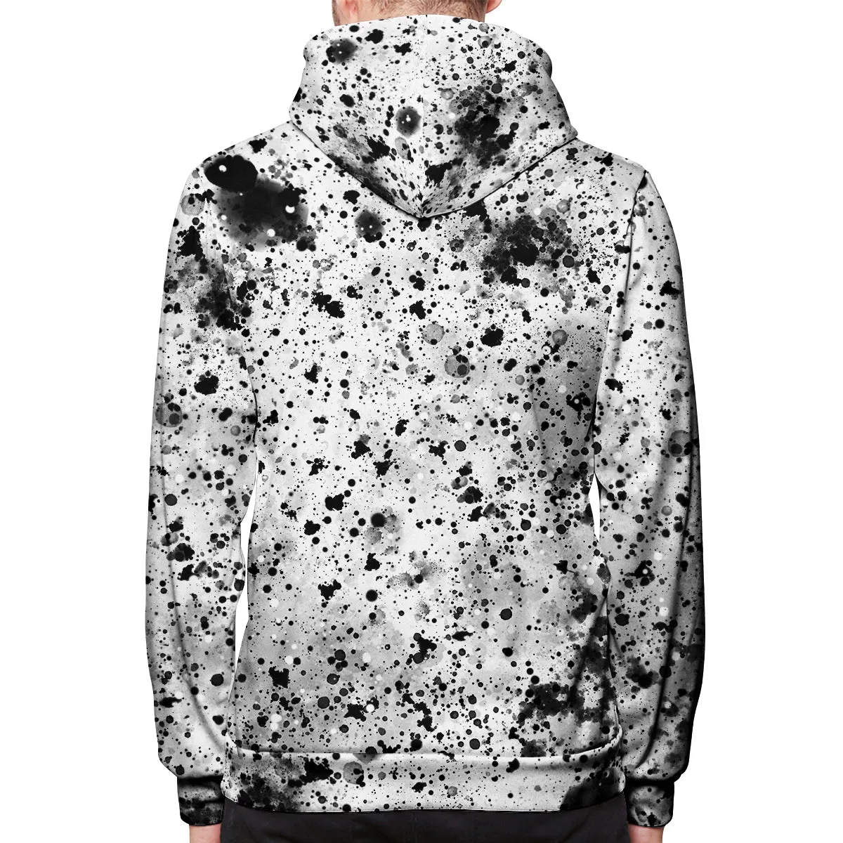 Paint Splatter Pullover Hoodie
