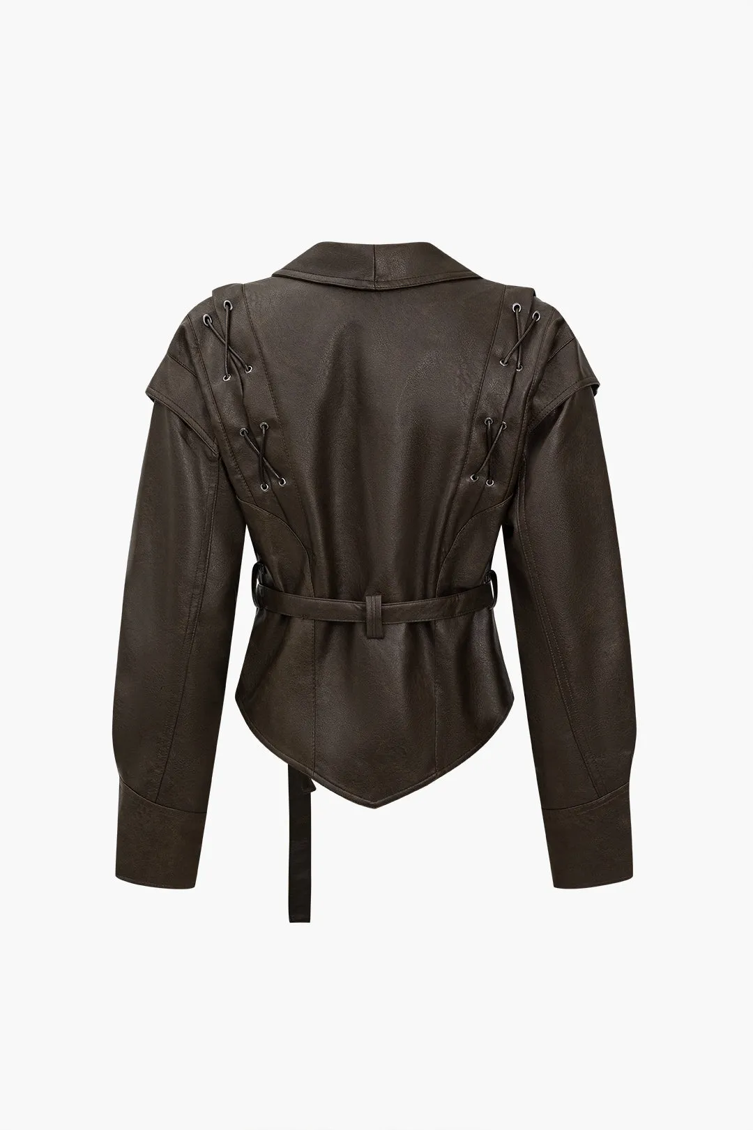 Pamela - Stylish Tie Front Design Woman's Jacket