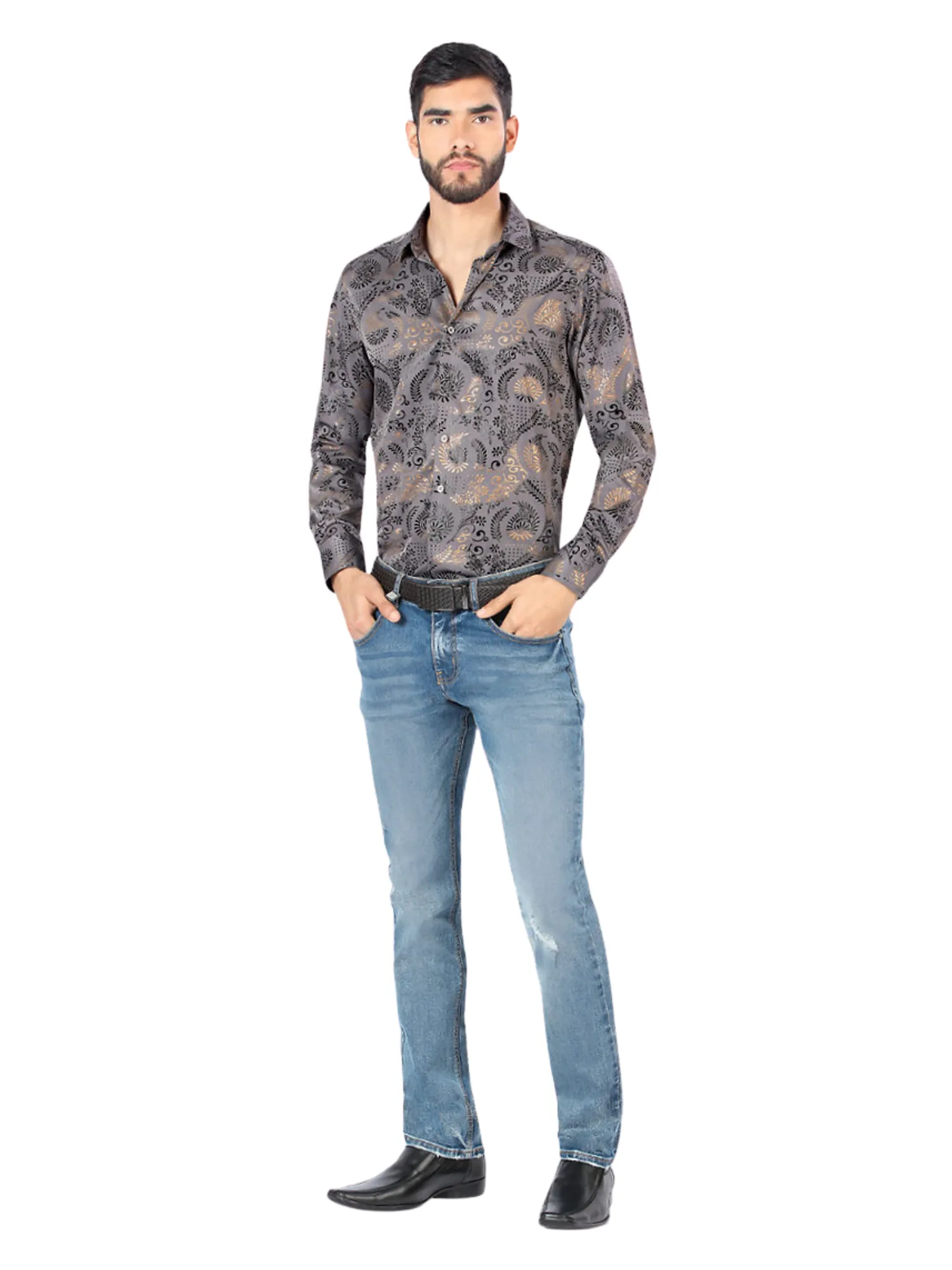 Pantalon Vaquero de Mezclilla Stretch para Hombre 'Montero' - ID: 5300
