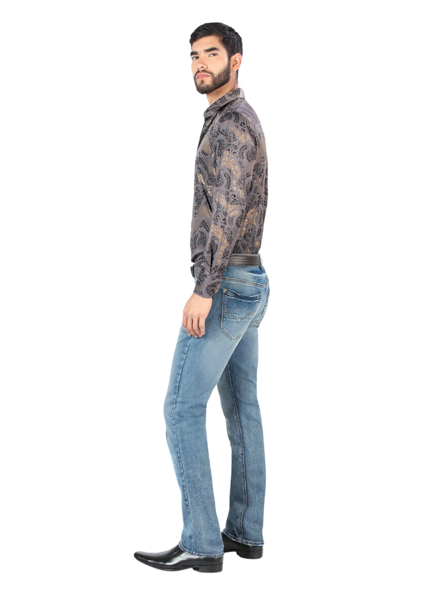 Pantalon Vaquero de Mezclilla Stretch para Hombre 'Montero' - ID: 5300