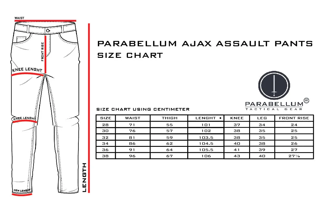 Parabellum® Range Day Straight Fit Ash Grey Light Washed MK II