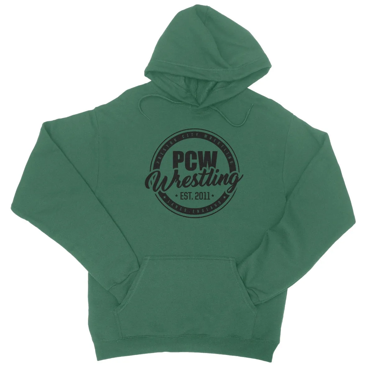 PCW UK Black Roundel Logo College Hoodie