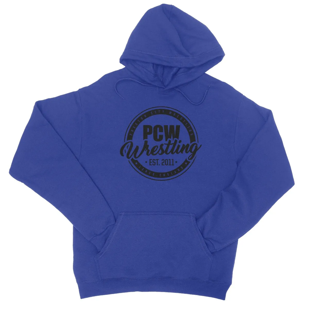 PCW UK Black Roundel Logo College Hoodie