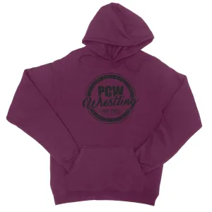 PCW UK Black Roundel Logo College Hoodie