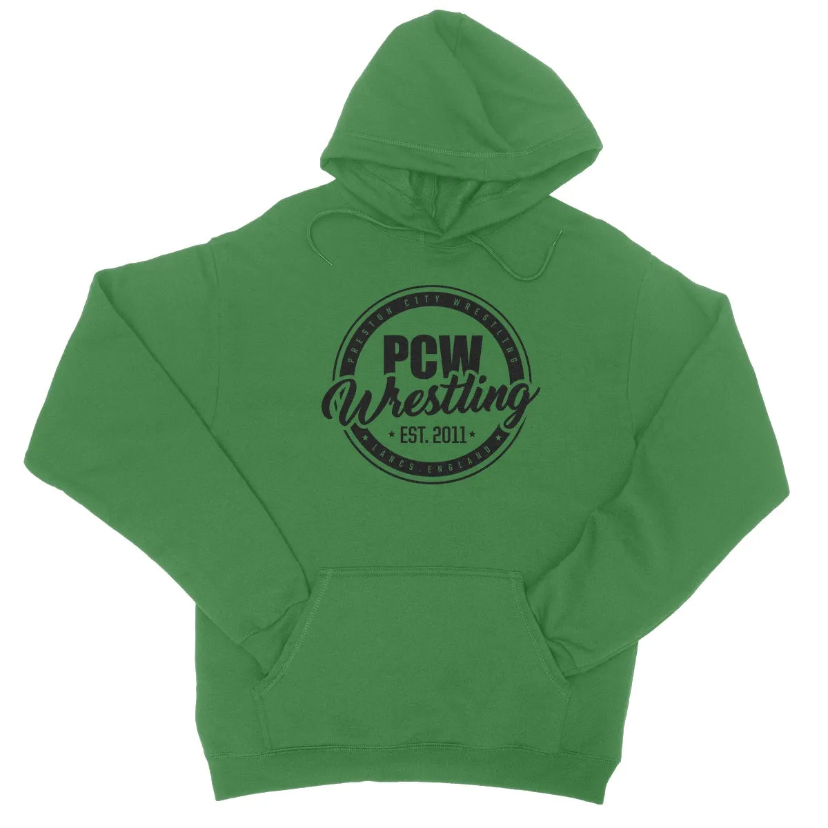 PCW UK Black Roundel Logo College Hoodie