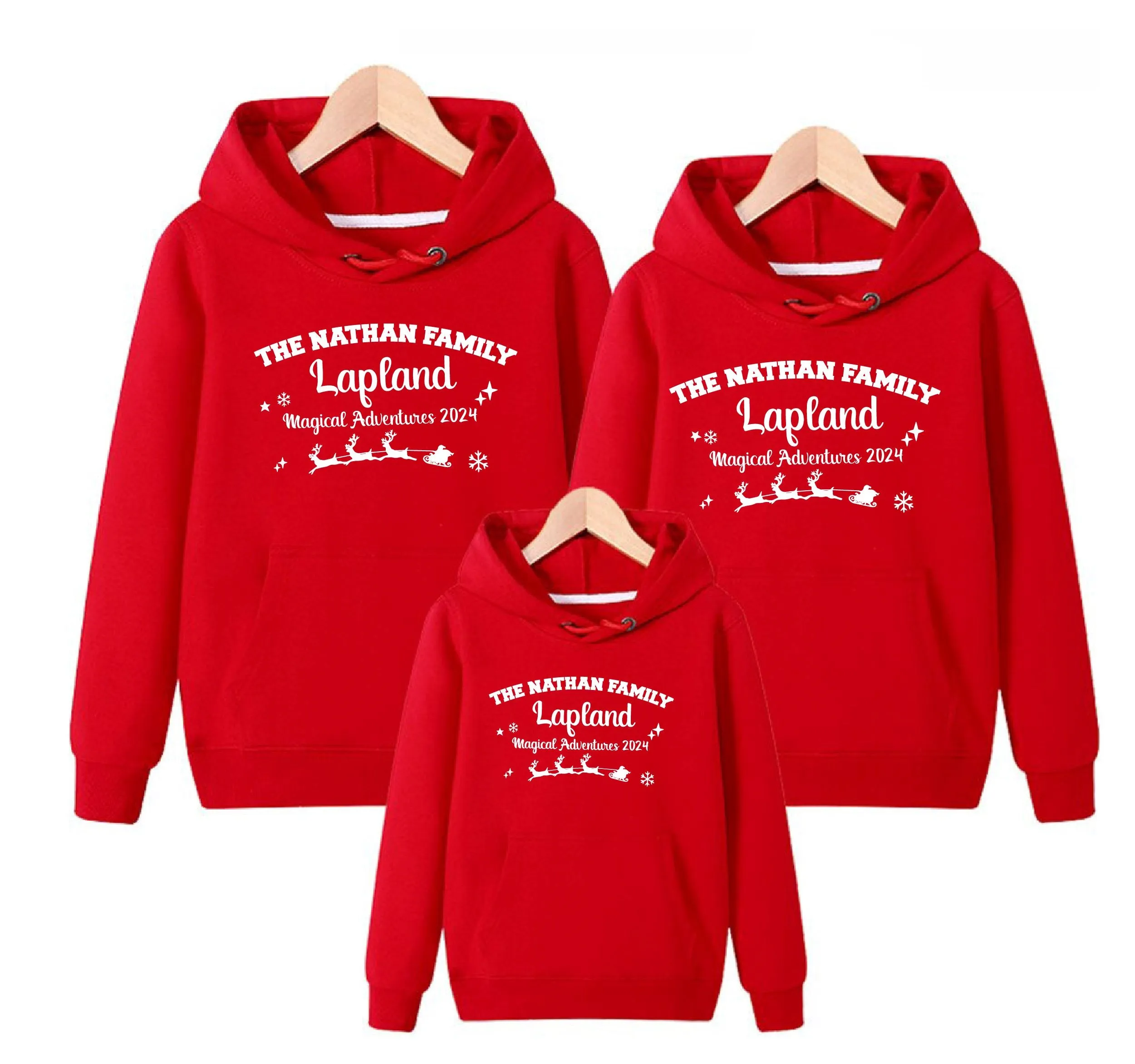 Personalised Lapland  Magical Adventures Hoodies