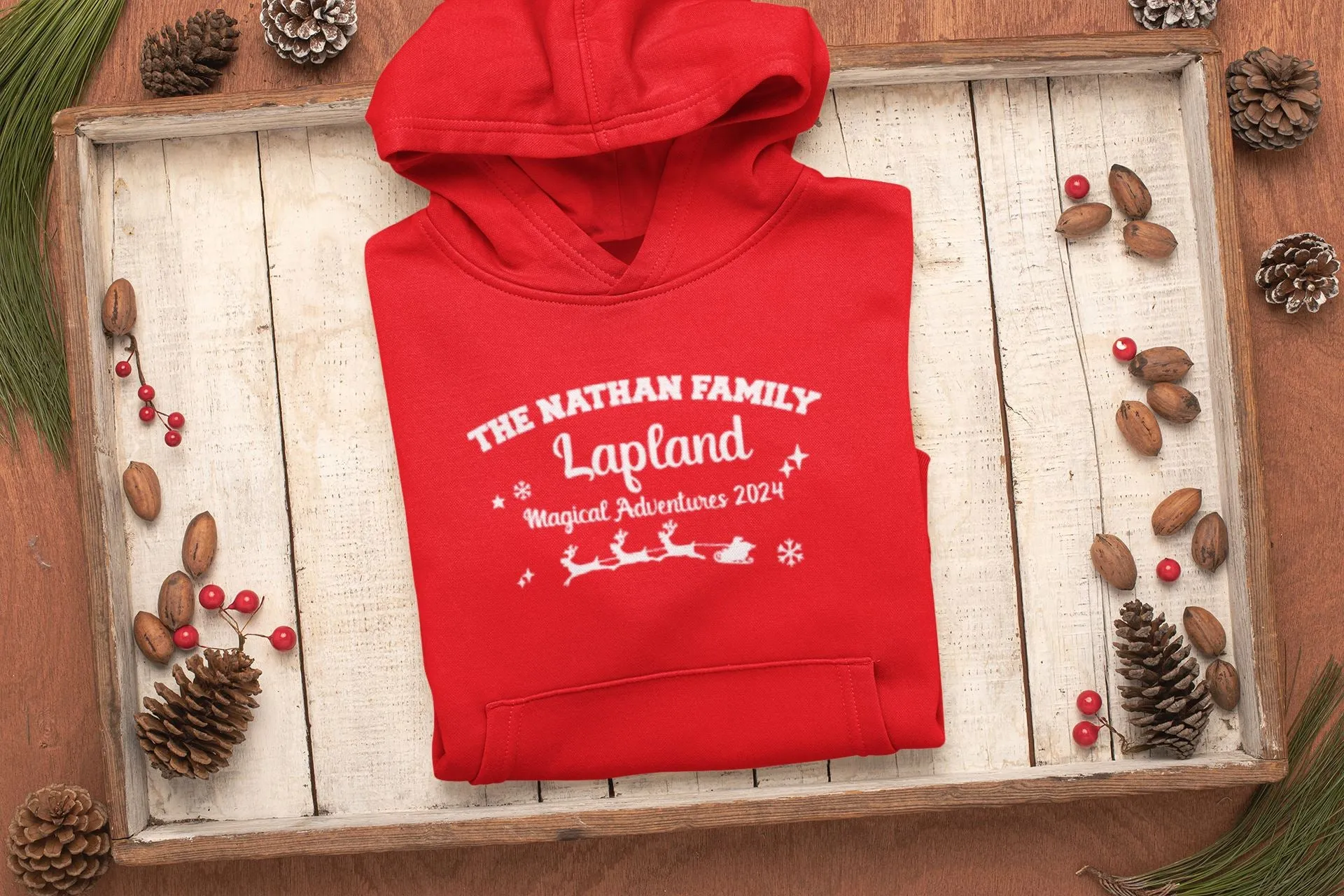Personalised Lapland  Magical Adventures Hoodies