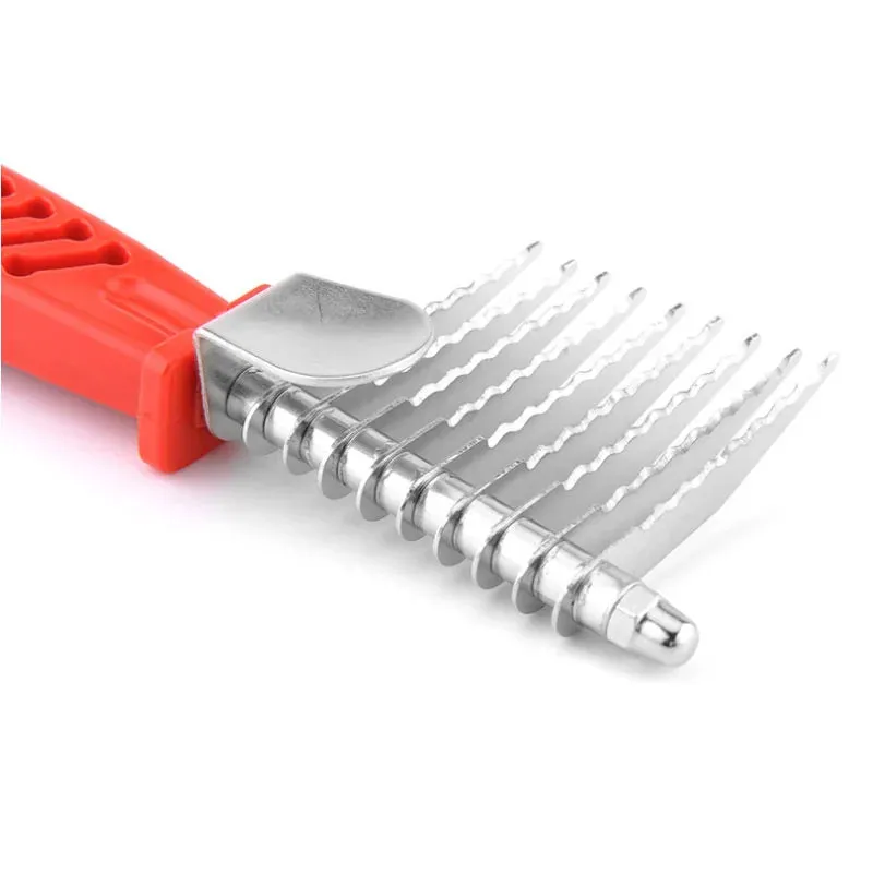 Pet Dematting Comb for Cats and Dogs Long Hair Fur Rake