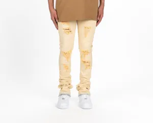 Pheelings GETTING THERE FLARE STACK DENIM (LIGHT SAND BLUE)