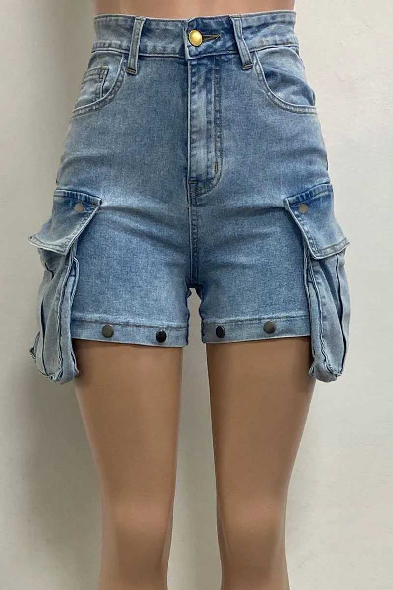 PK0396 Removable Denim Jeans