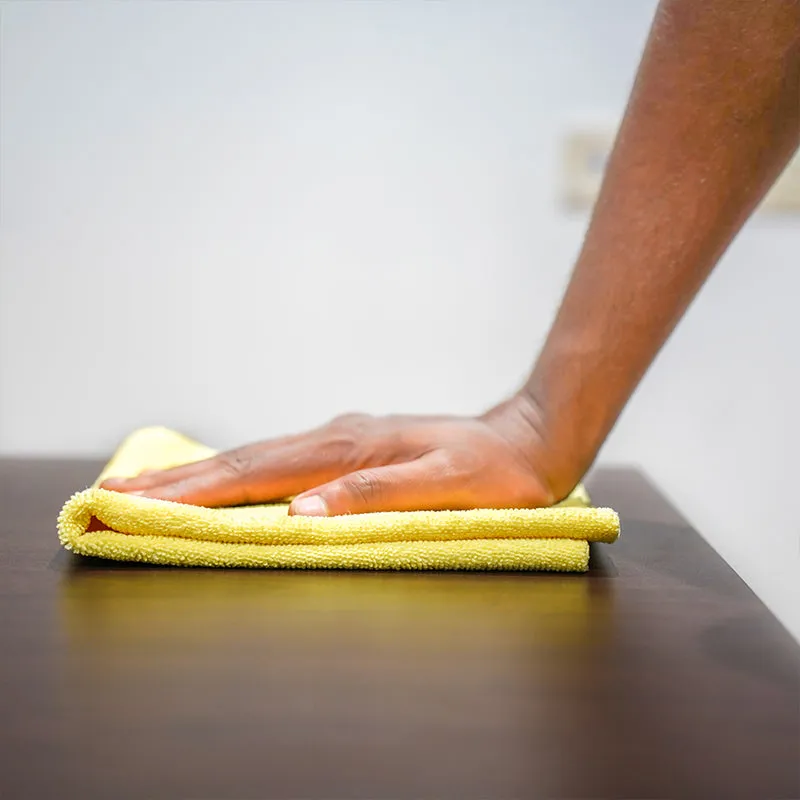 Poshlyf Edgeless Microfiber 40cm x 40cm Light Yellow 350 GSM