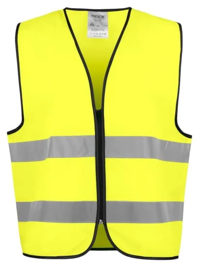 Projob Hi Vis 6709 Zipped Vest: Class 2 Reflective Safety Essential