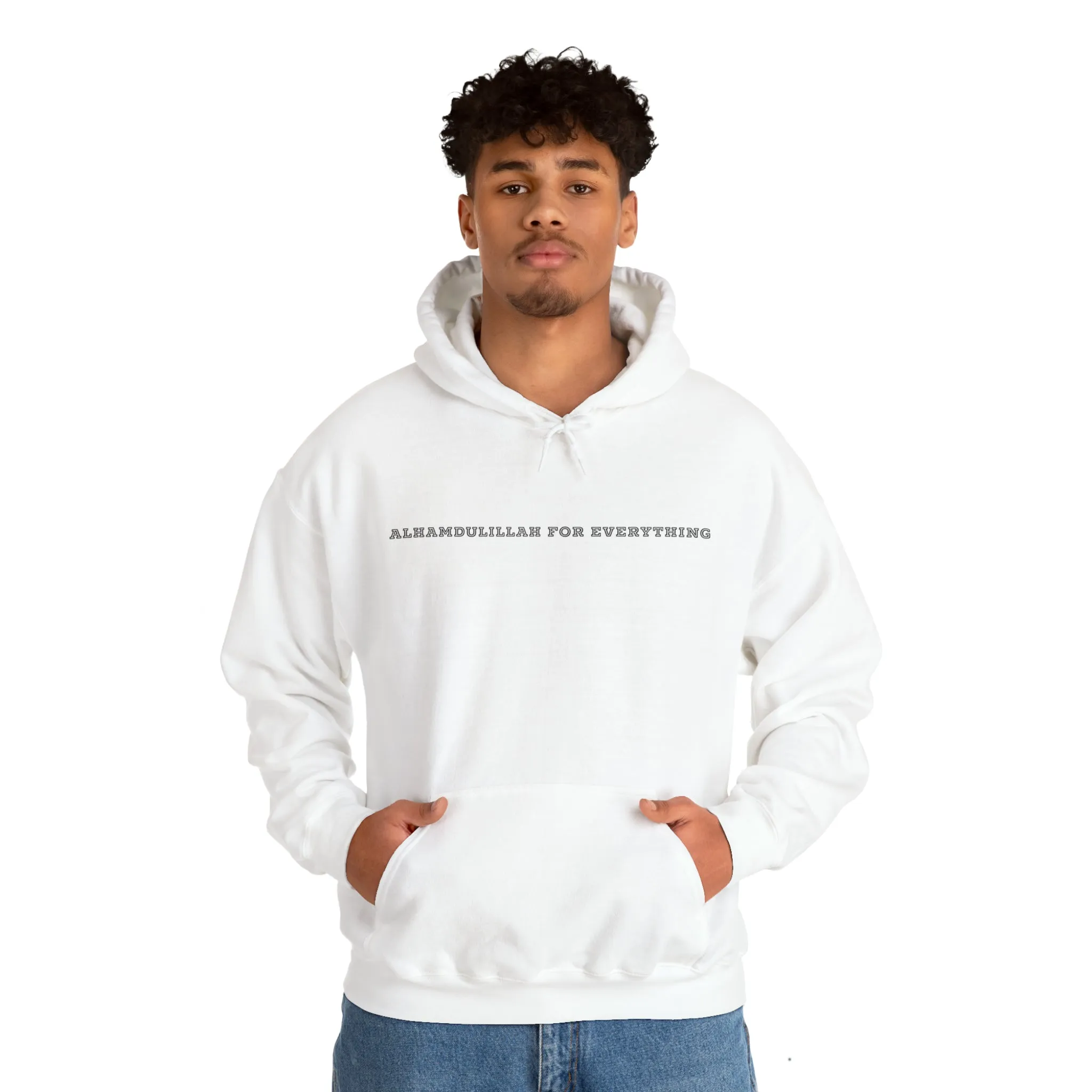 "Alhamdulillah For Everything" Adult Hoodie